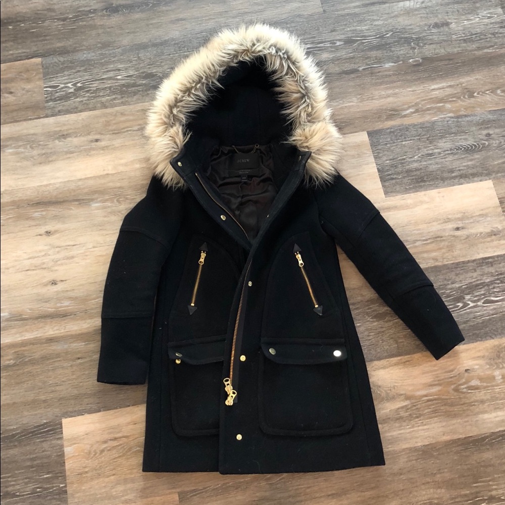 J Crew Petite Chateau Parka